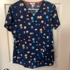 Blue Scrub Top
